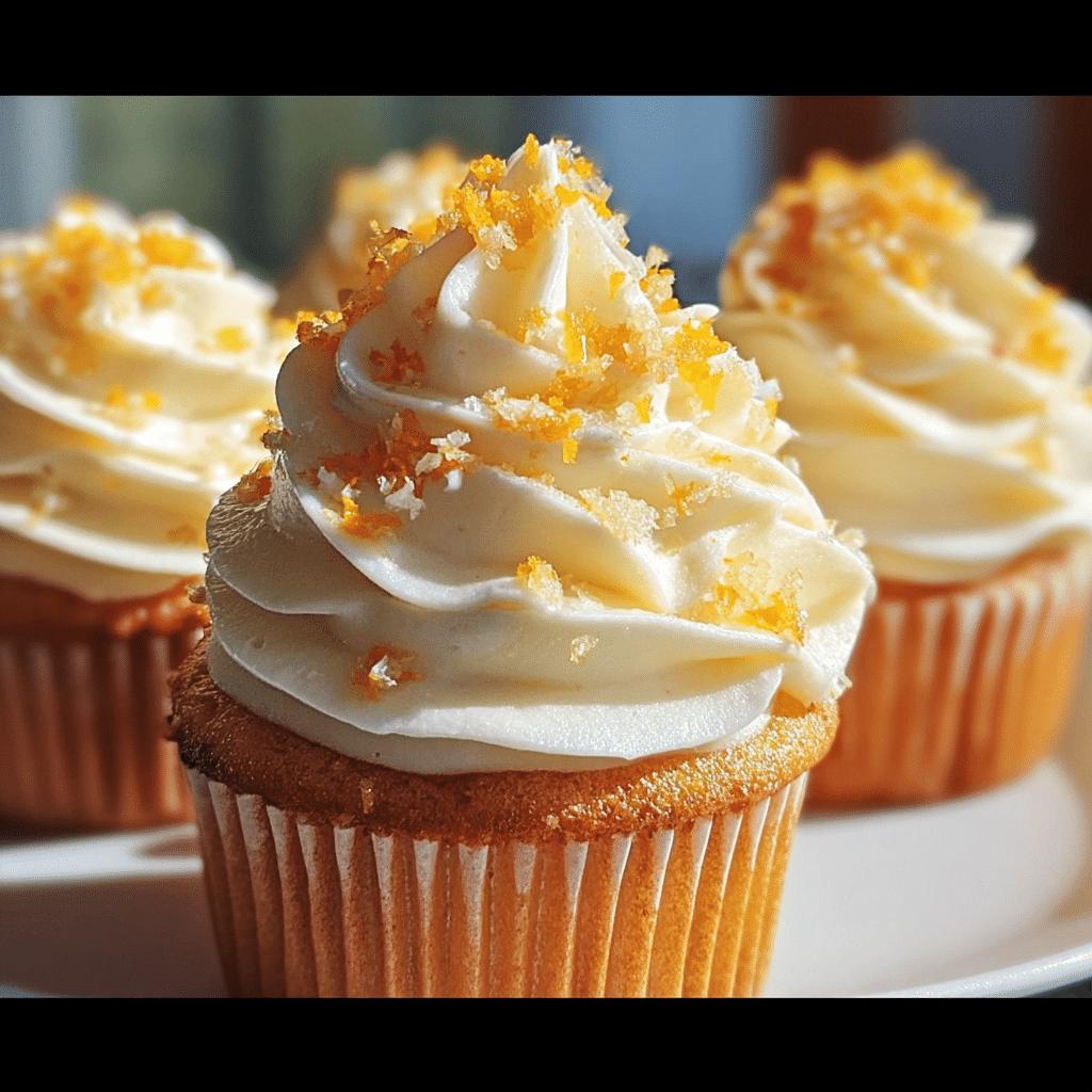 Orange Blossom Cupcakes With Vanilla Bean Buttercream 3