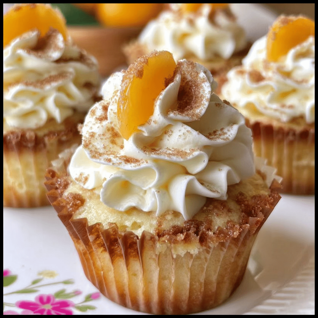 Peach Cobbler Cupcakes 2