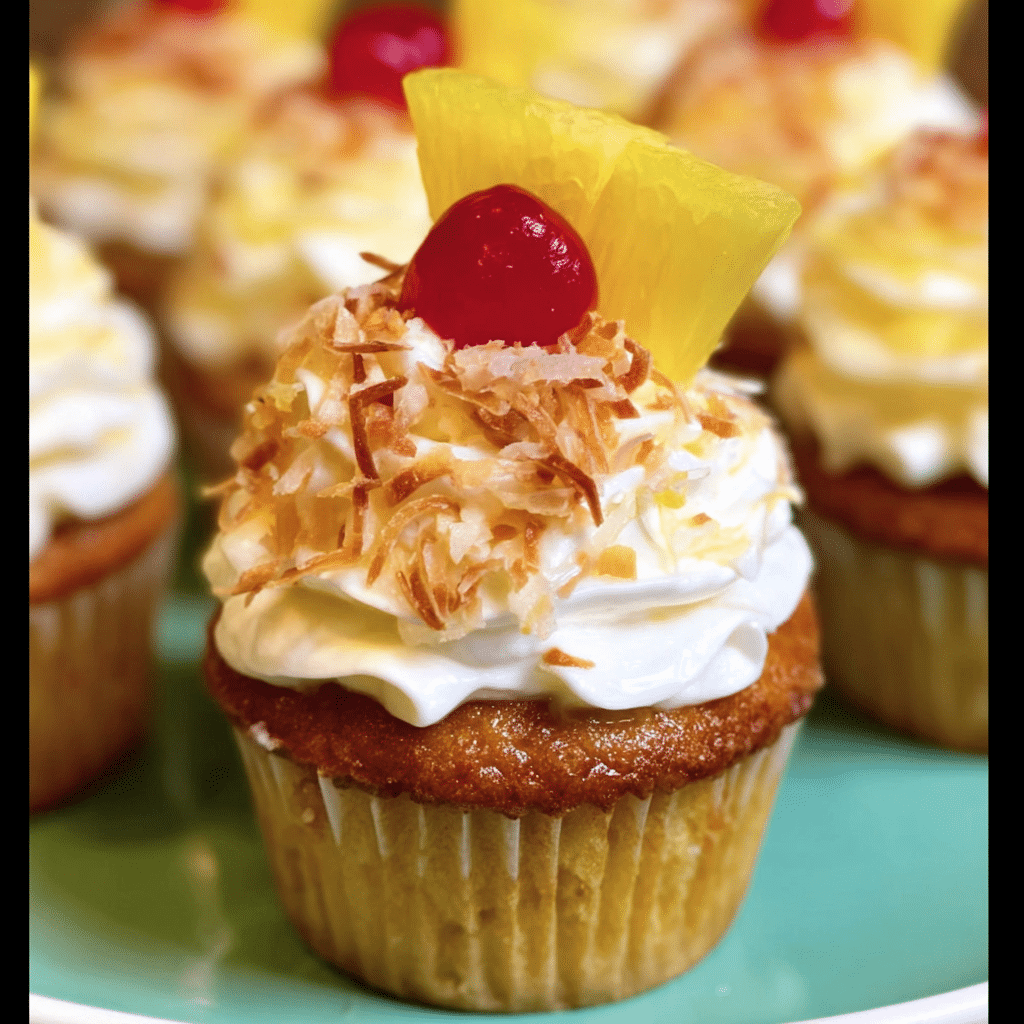 Pina Colada Cupcakes 3