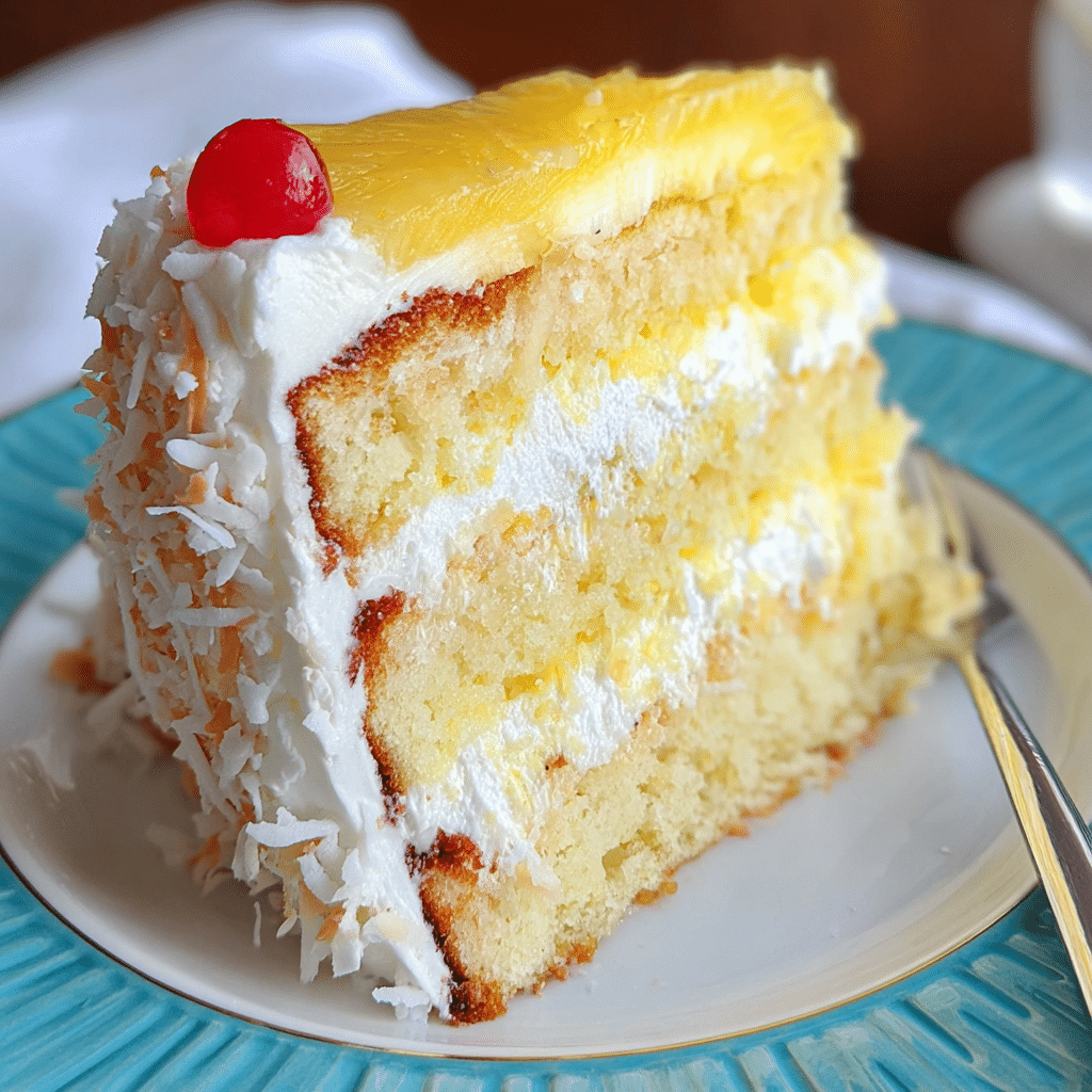 Pina Colada Layer Cake 2