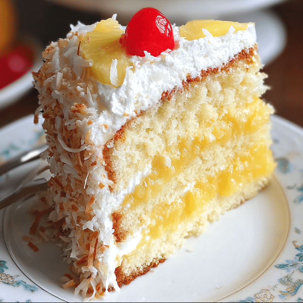 Pina Colada Layer Cake 3