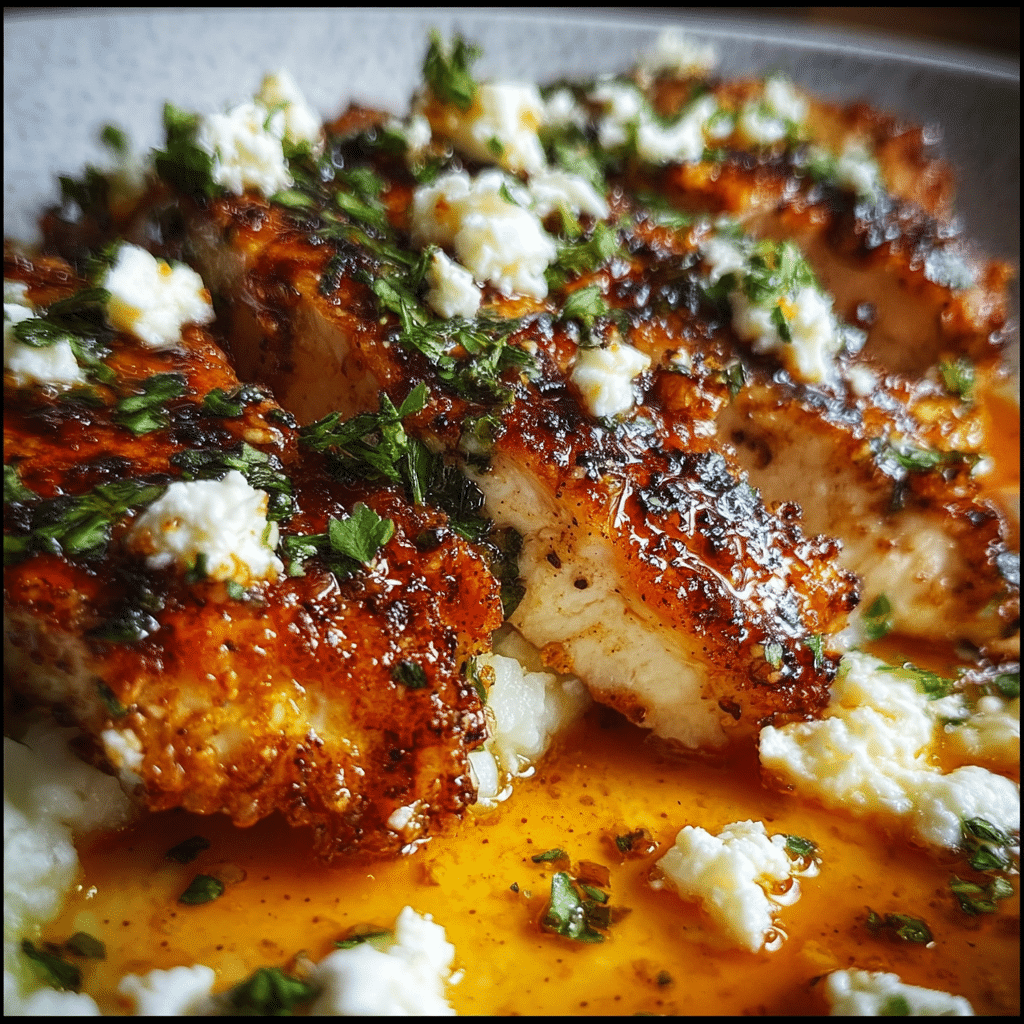 Hot Honey Feta Chicken