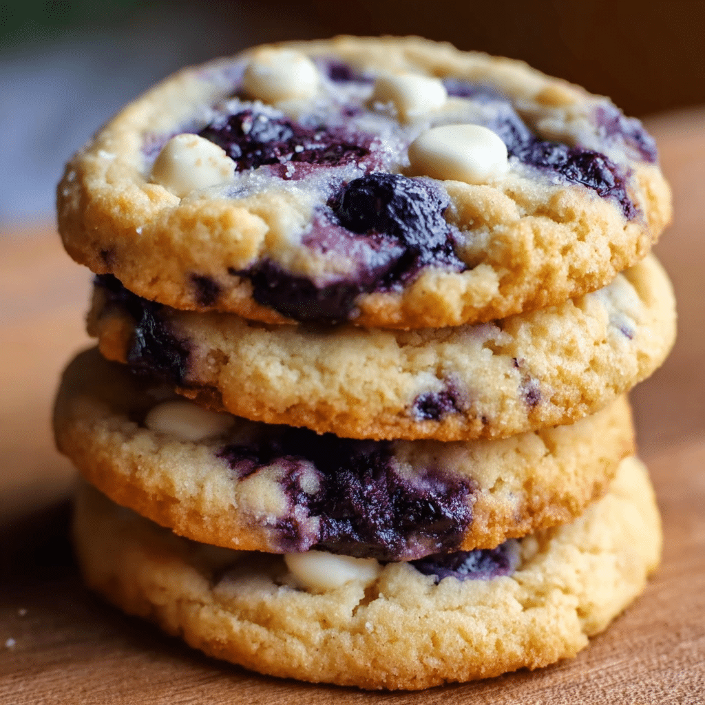 Soft Blueberry Cheesecake Cookies 2