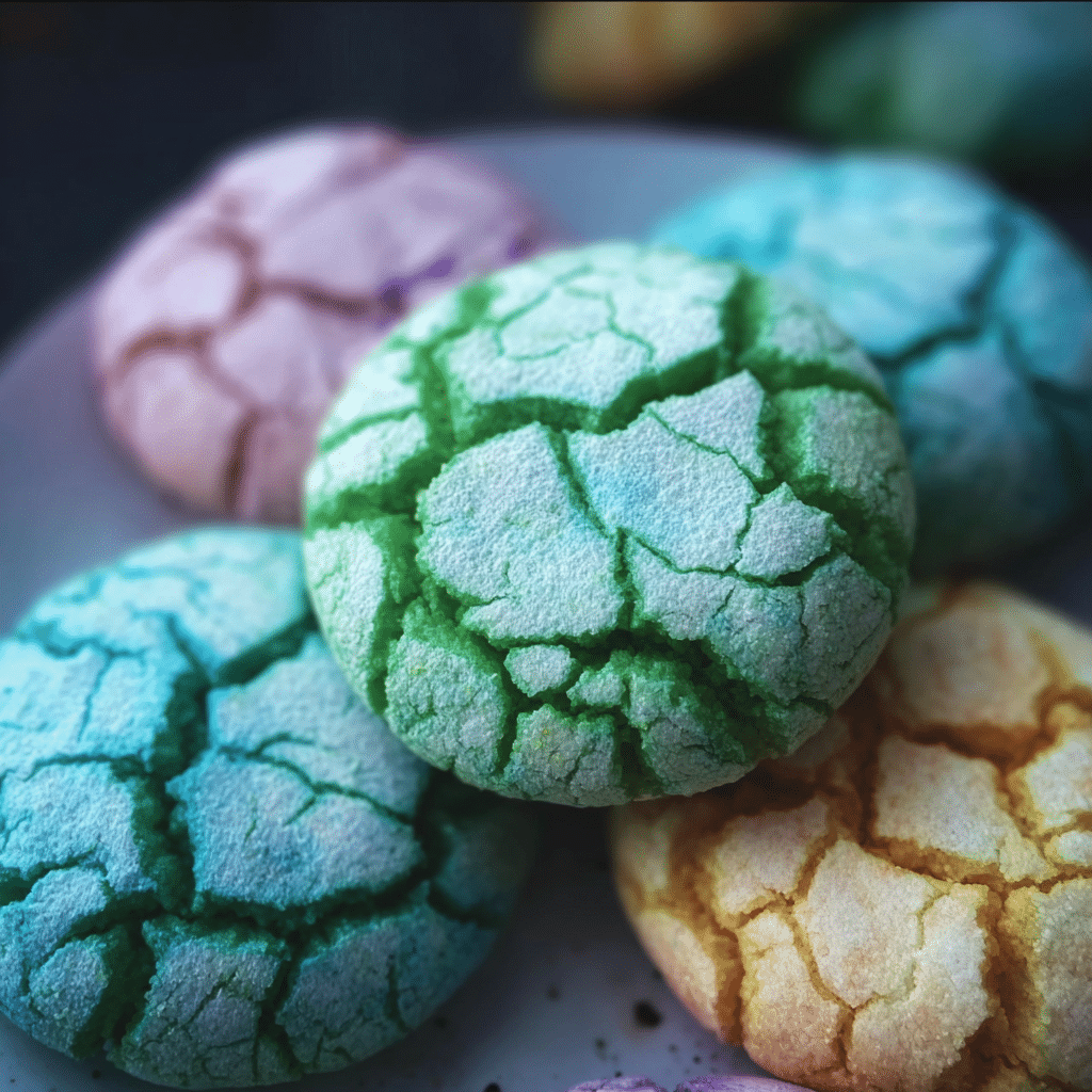 Springtime Crinkle Cookies 2