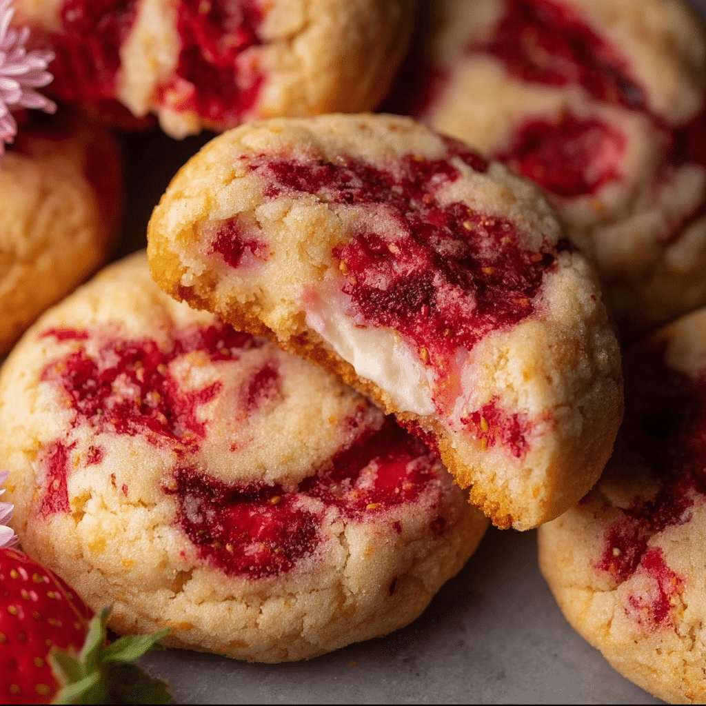 Strawberry Cheesecake Cookies 2