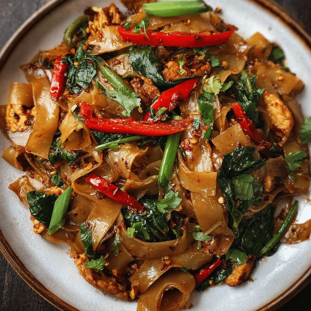 Street Style Thai Drunken Noodles