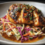 Apple Cider Chicken With Crisp Autumn Slaw