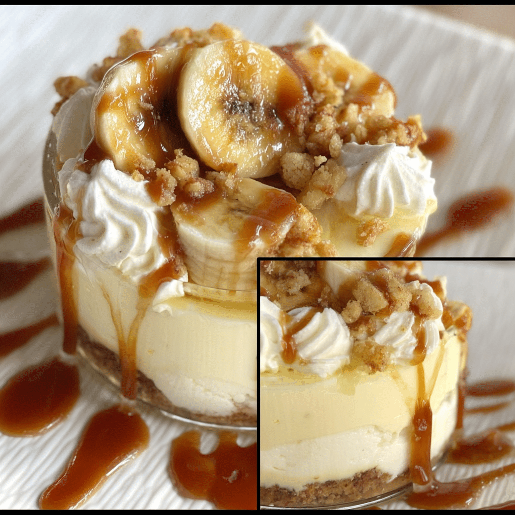 Banana Caramel Cream Dessert