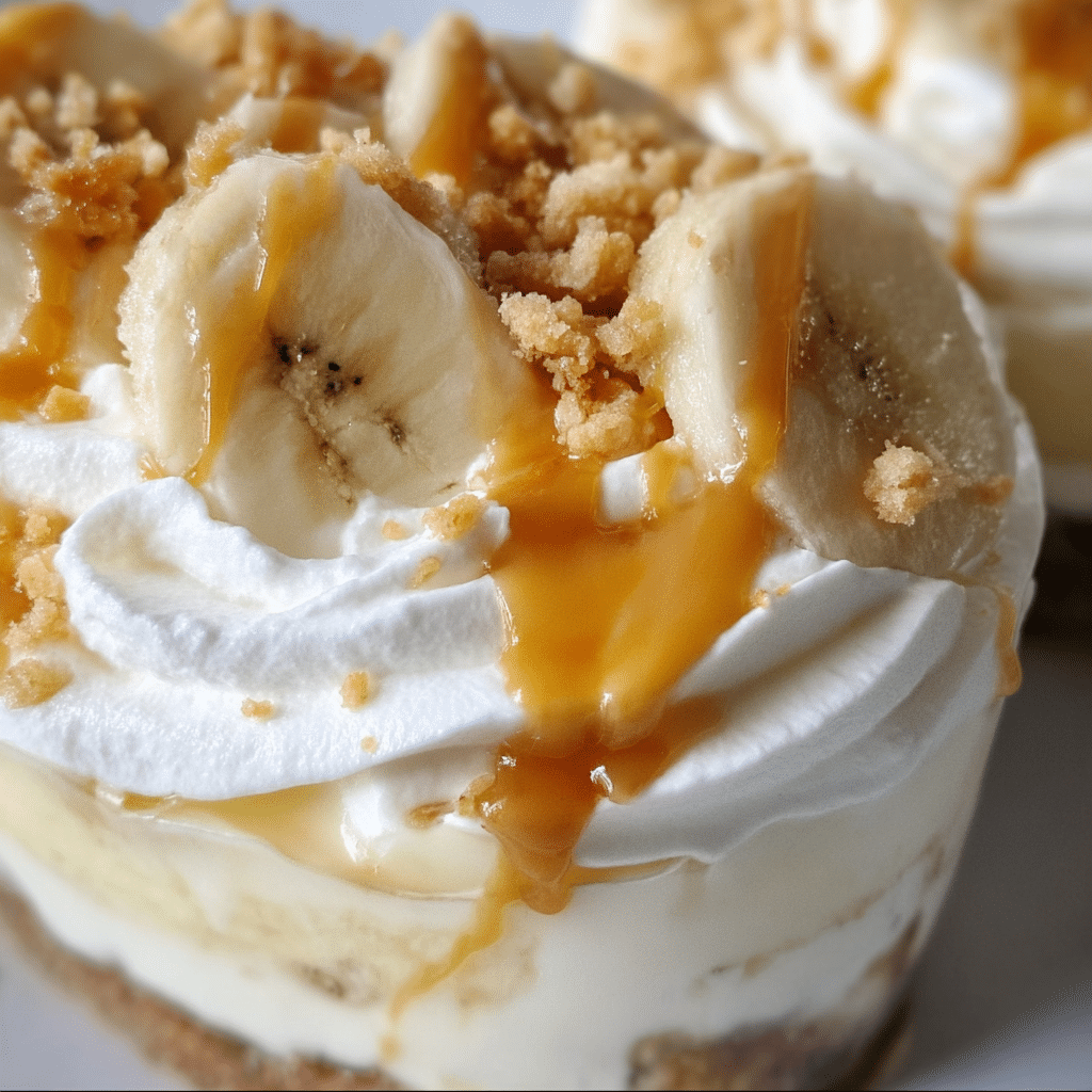 Banana Caramel Cream Dessert
