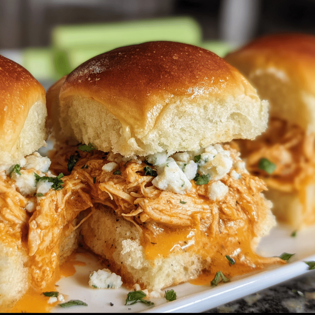 Buffalo Chicken Sliders