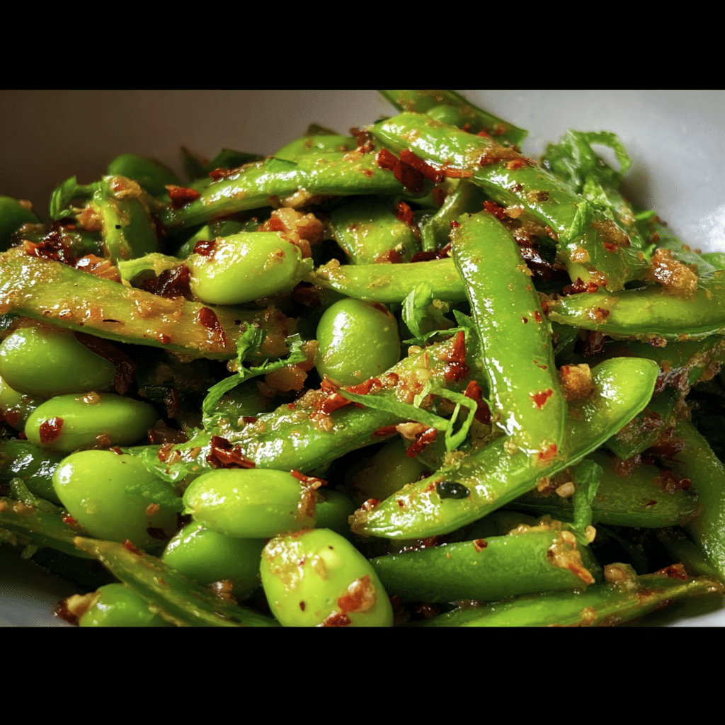 Chili Crisp Snap Pea Salad