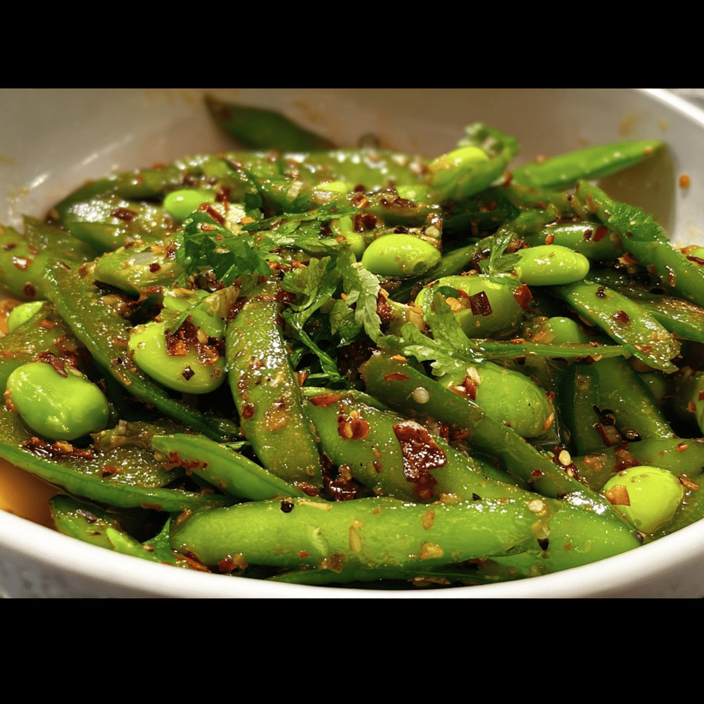 Chili Crisp Snap Pea Salad