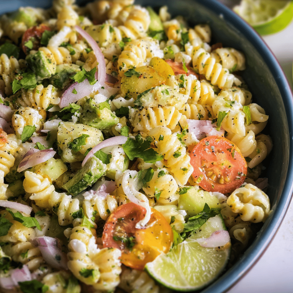 Cilantro Lime Pasta Salad