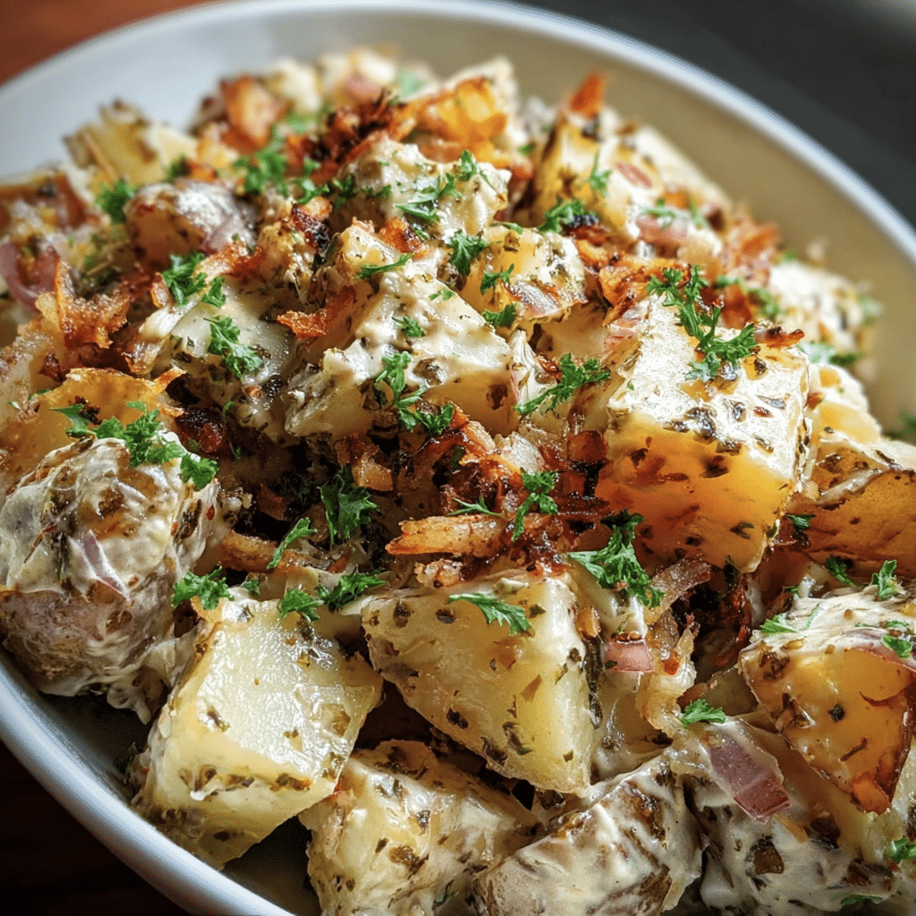 French Onion Potato Salad