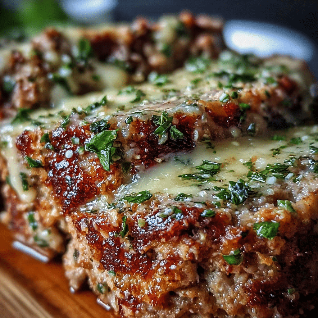 Garlic Parmesan Meatloaf