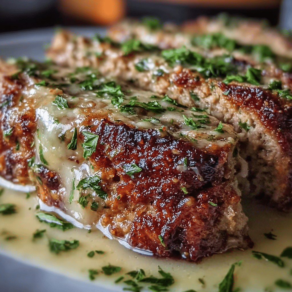 Garlic Parmesan Meatloaf