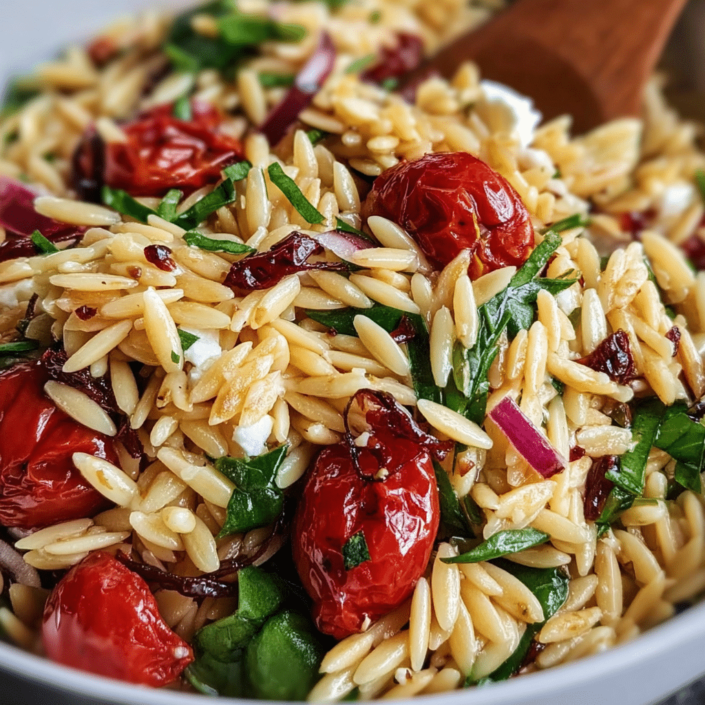 Healthy Balsamic Orzo Salad