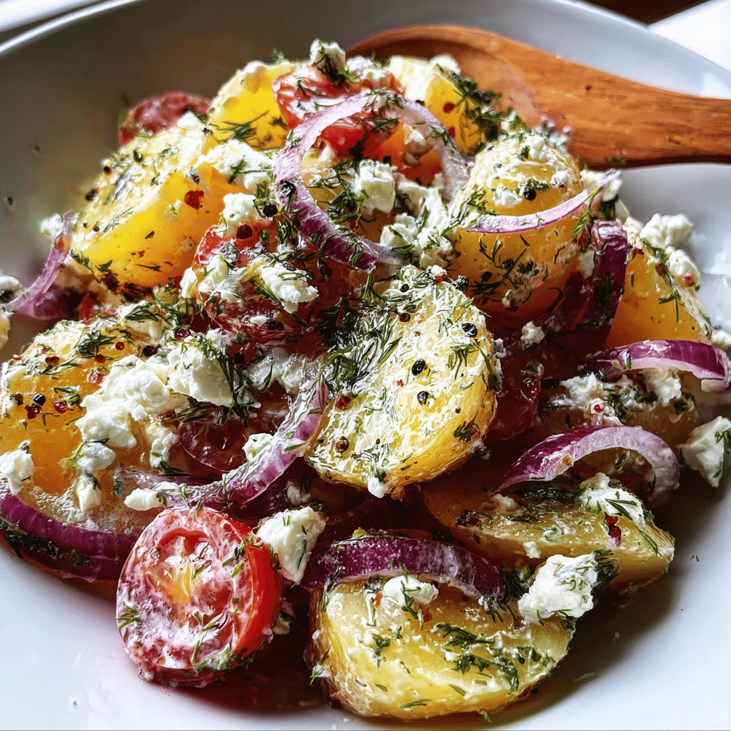 Homemade Greek Potato Salad