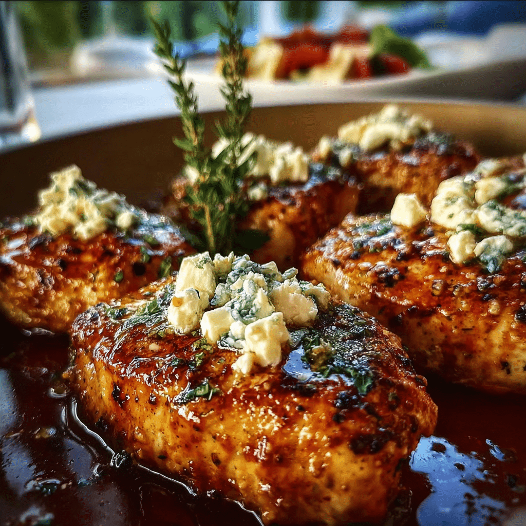 Hot Honey Infused Feta Chicken