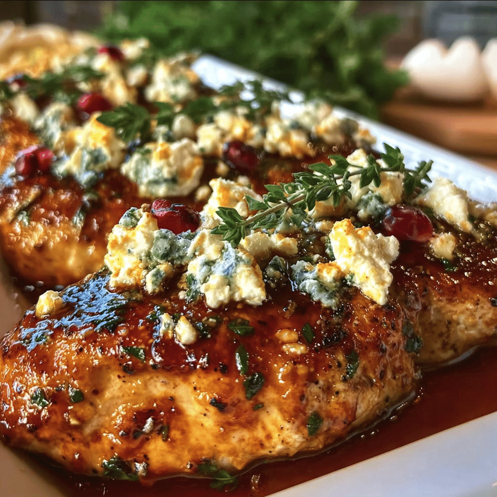Hot Honey Infused Feta Chicken