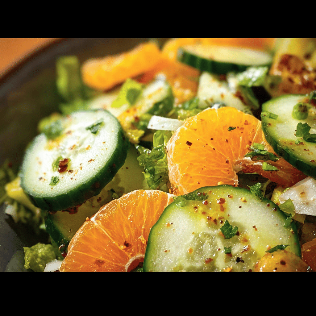 Irish Clementine Cucumber Salad