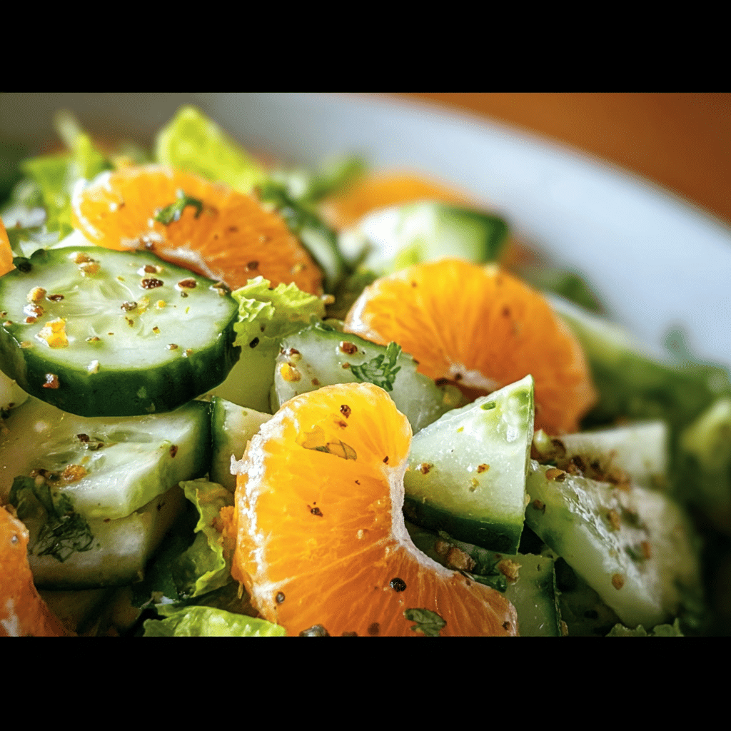 Irish Clementine Cucumber Salad