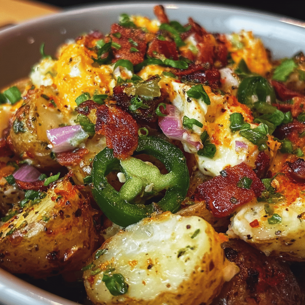 Jalapeno Popper Roasted Potato Salad