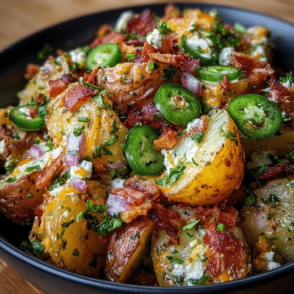 Jalapeño Popper Roasted Potato Salad