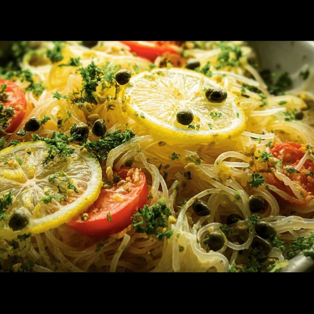 Lemon Capellini Salad