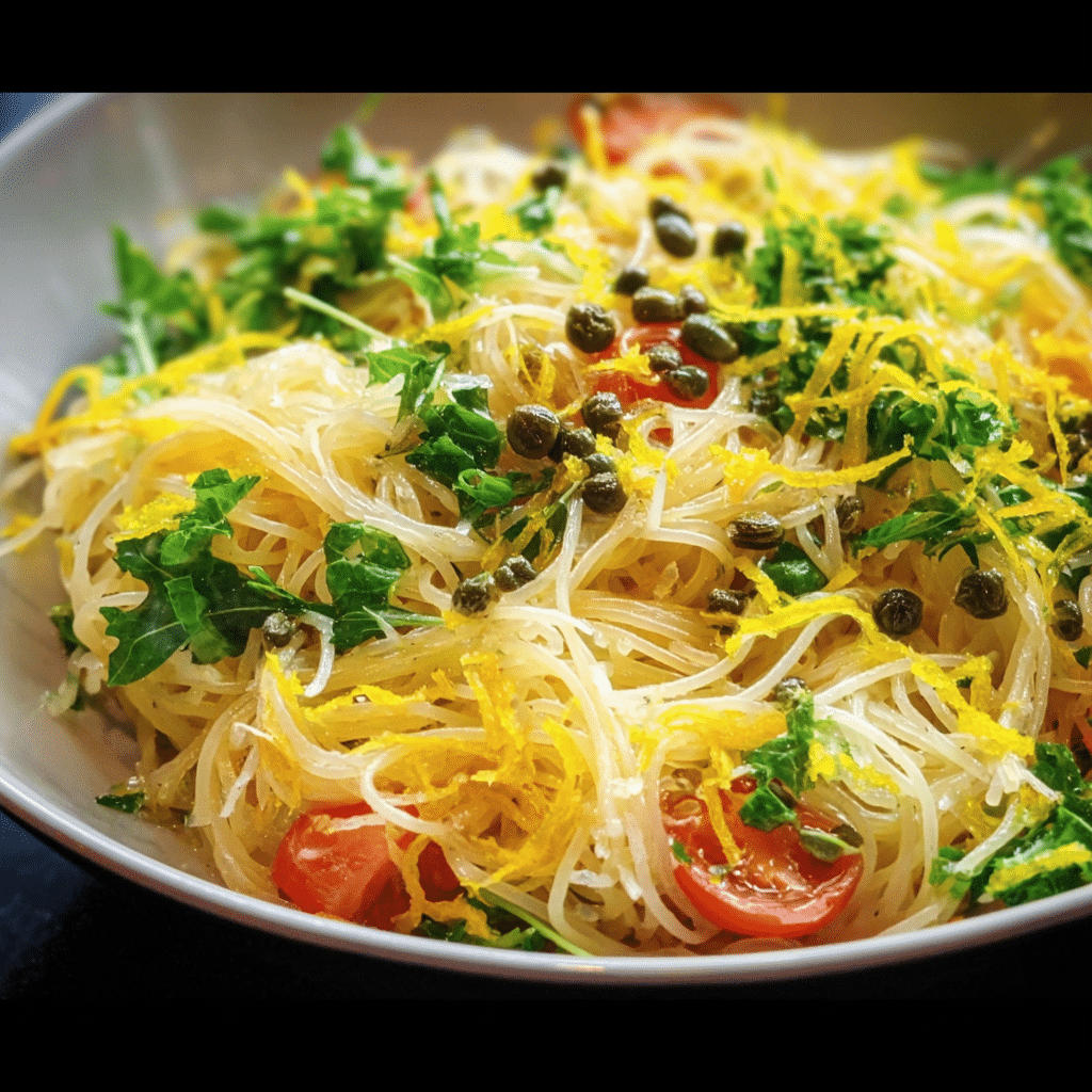Lemon Capellini Salad