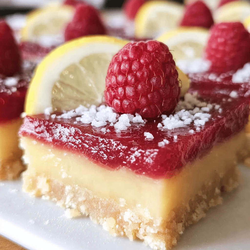 Lemon Raspberry Bars