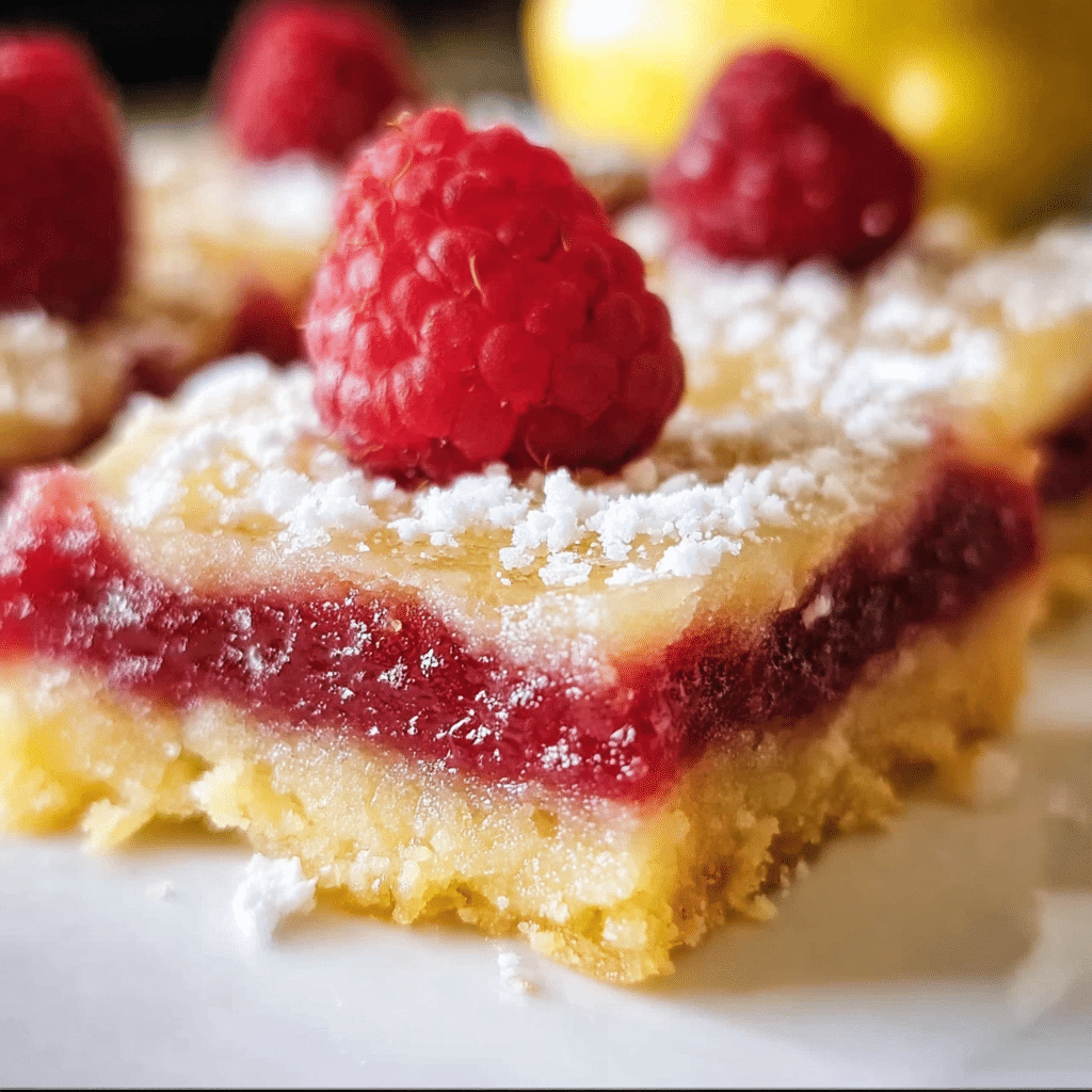 Lemon Raspberry Bars