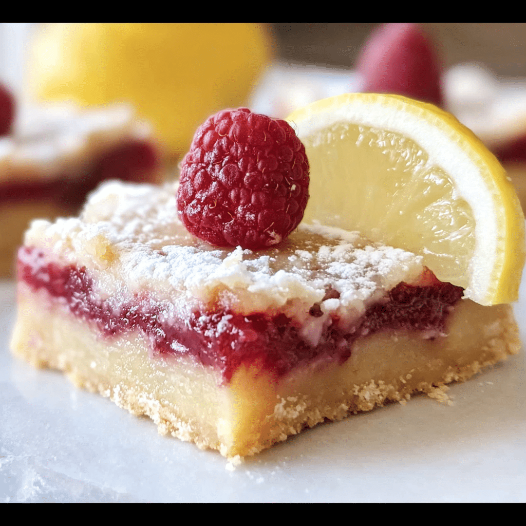 Lemon Raspberry Bars