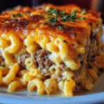 Mac And Cheese Meatloaf Casserole