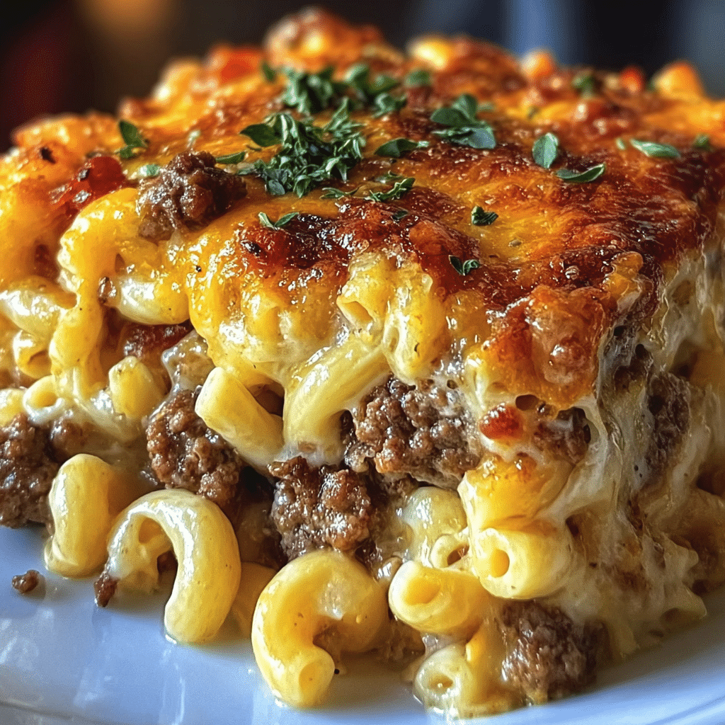 Mac And Cheese Meatloaf Casserole