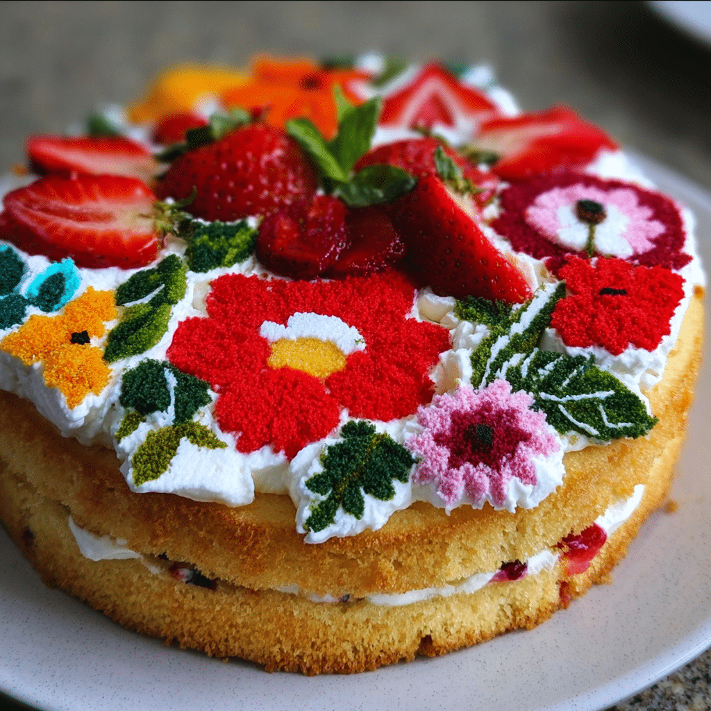 Mother’S Day Sponge Cake