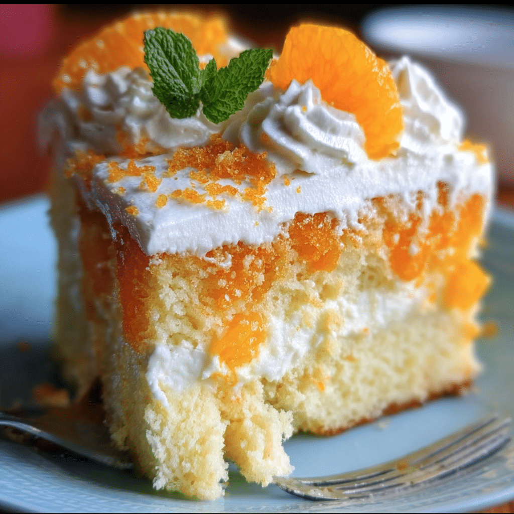 Orange Creamsicle Cake