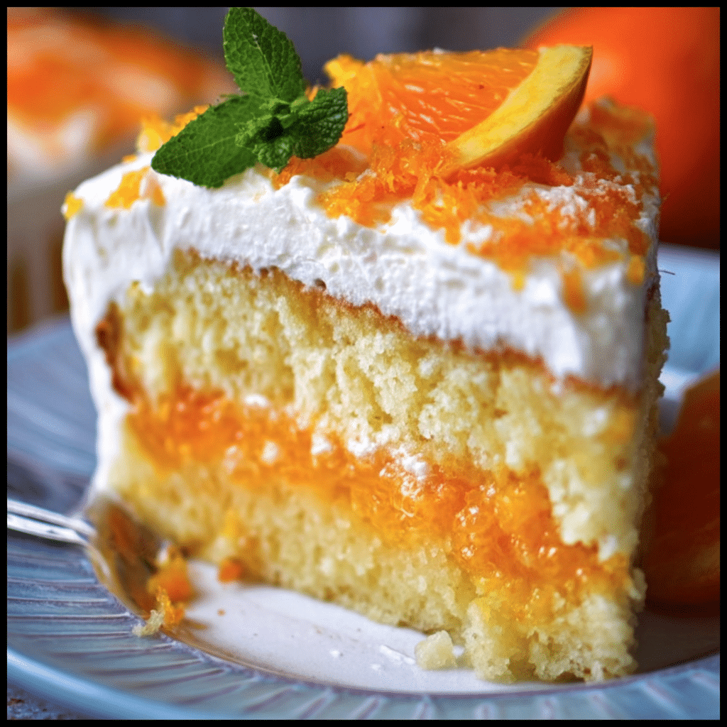 Orange Creamsicle Cake