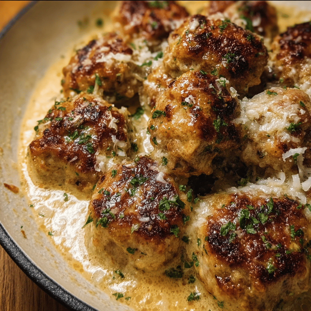 Parmesan Keto Turkey Meatballs