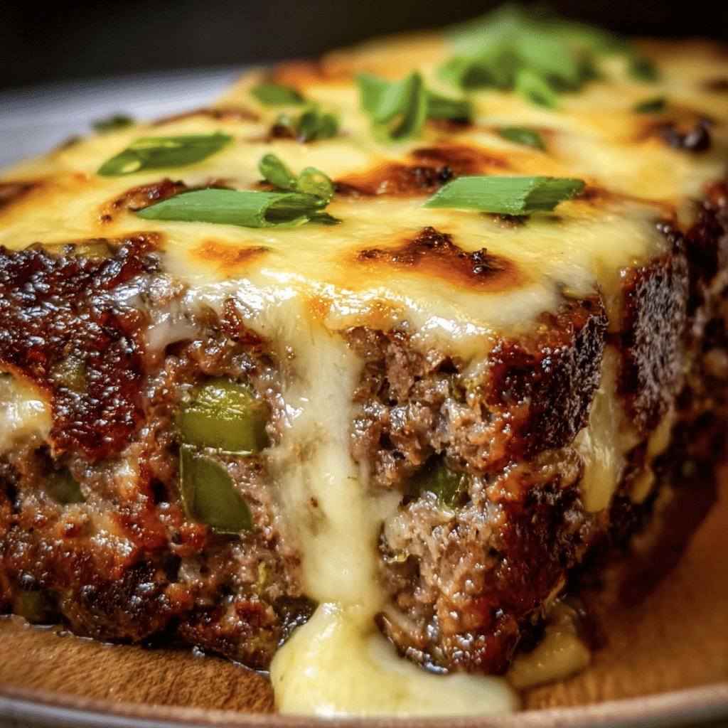 Philly Cheesesteak Meatloaf