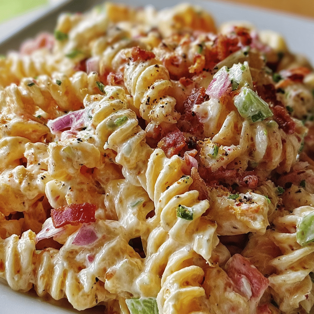 Pink Cadillac Pasta Salad