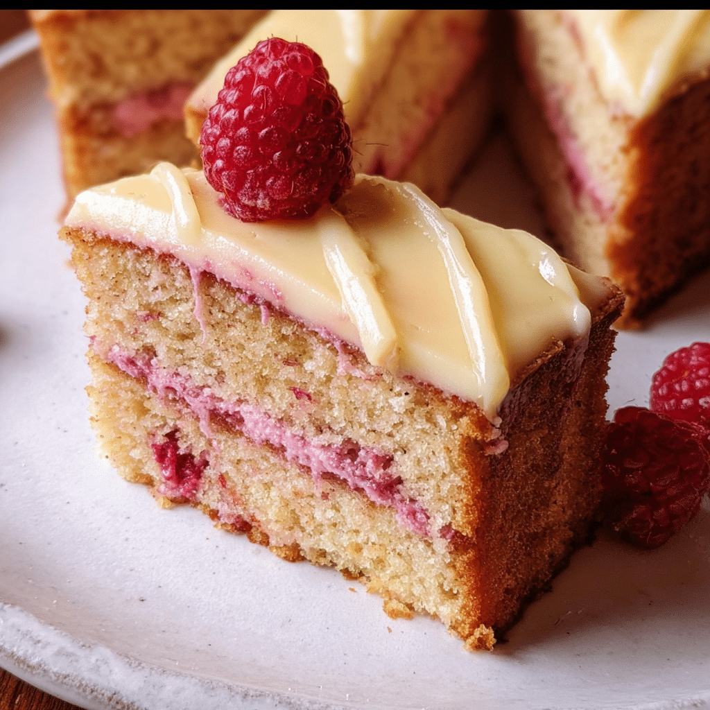 Raspberry Almomnd Cake