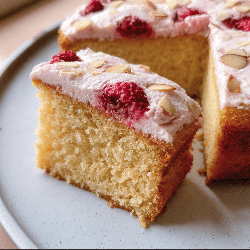 Raspberry Almond Cake