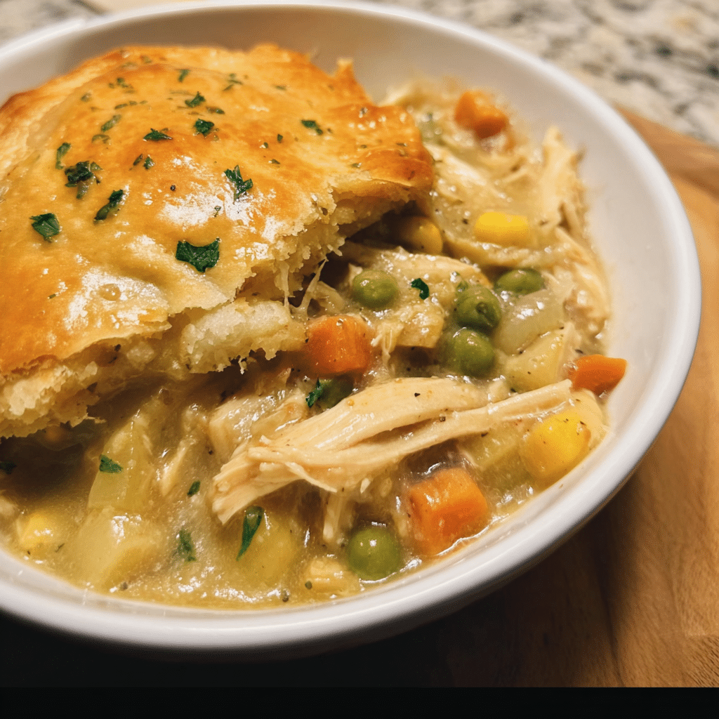 Slow Cooker Chicken Pot Pie