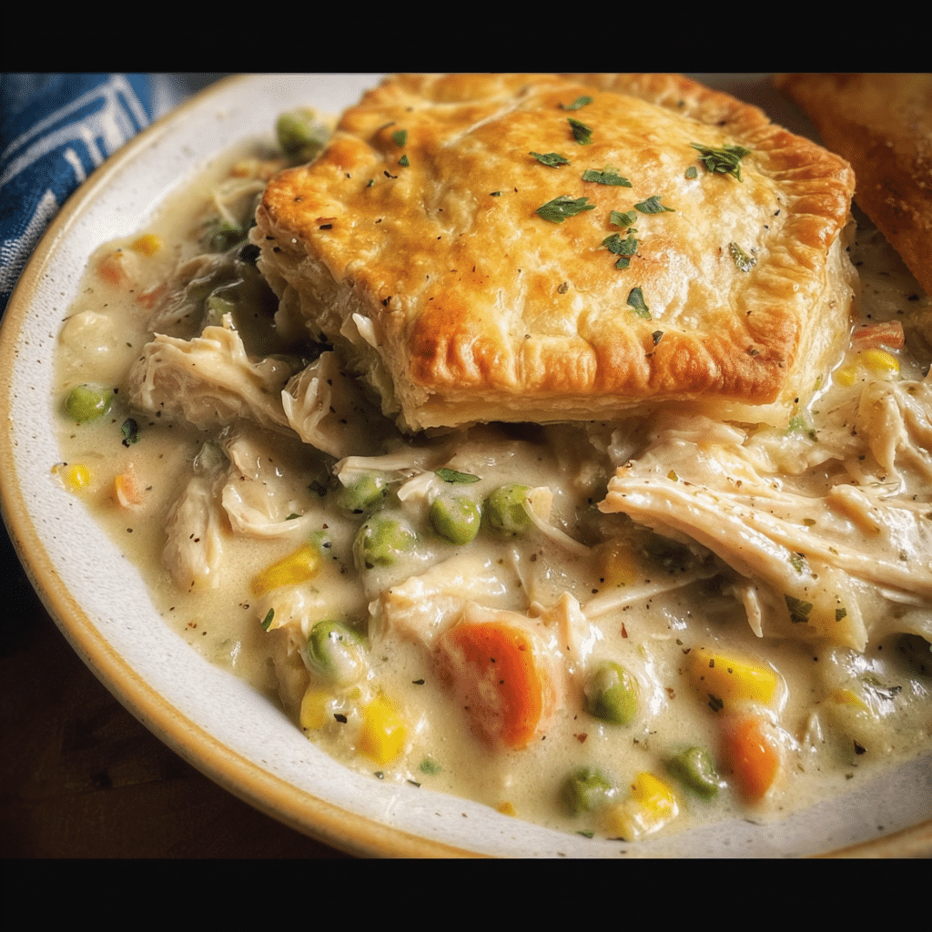 Slow Cooker Chicken Pot Pie