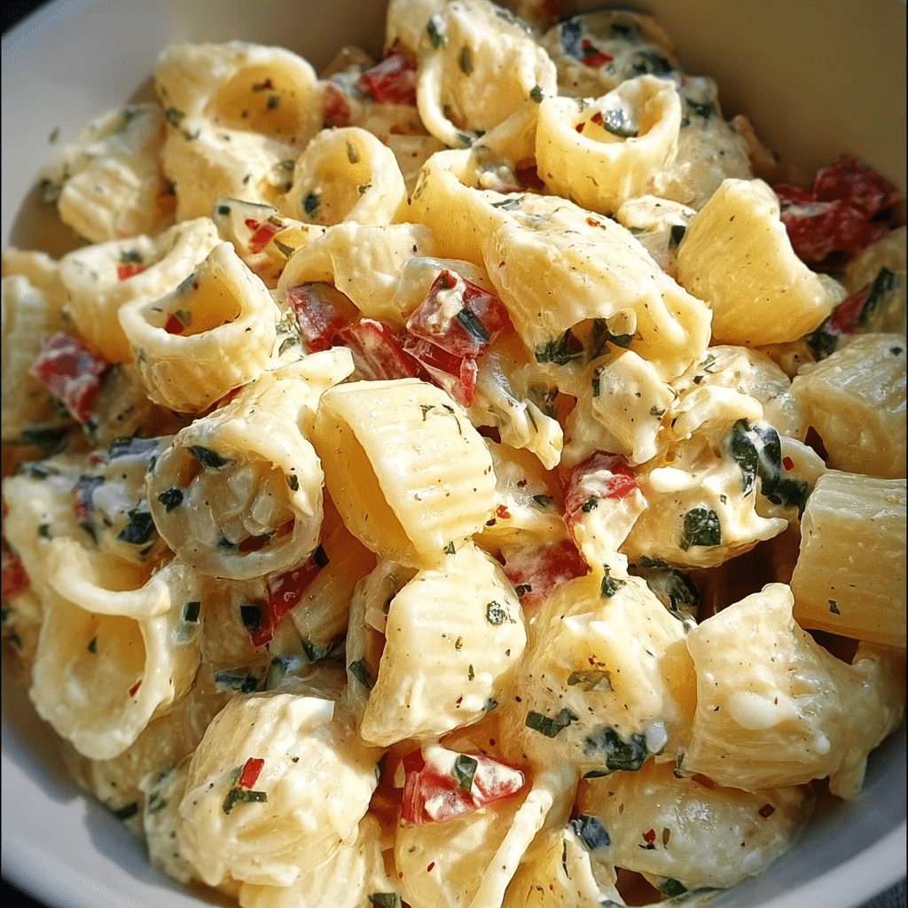 Smoked Mozzarella Pasta Salad