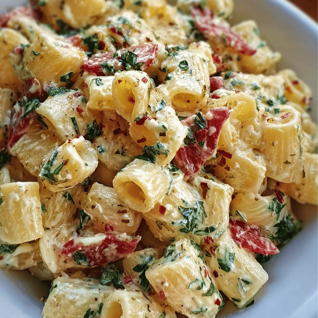 Smoked Mozzarella Pasta Salad