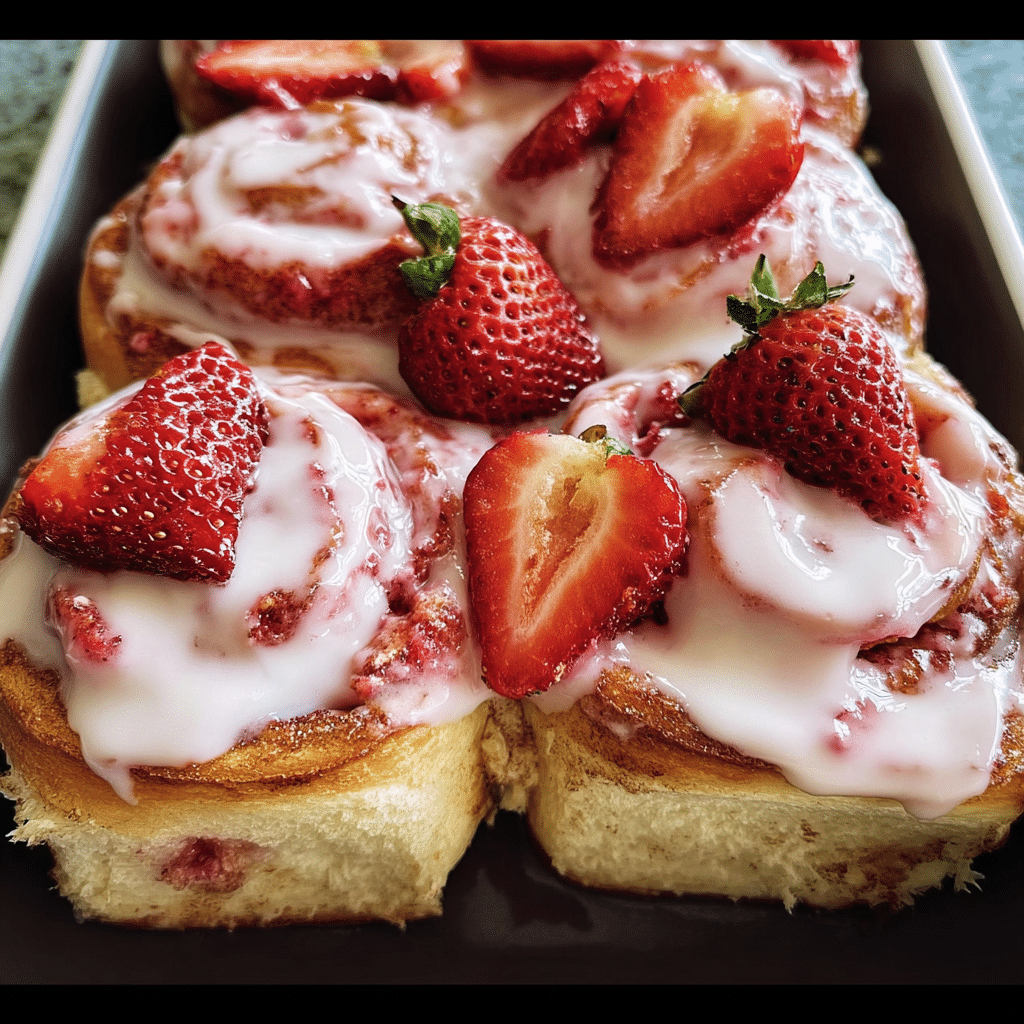 Strawberry Cinnamon Rolls