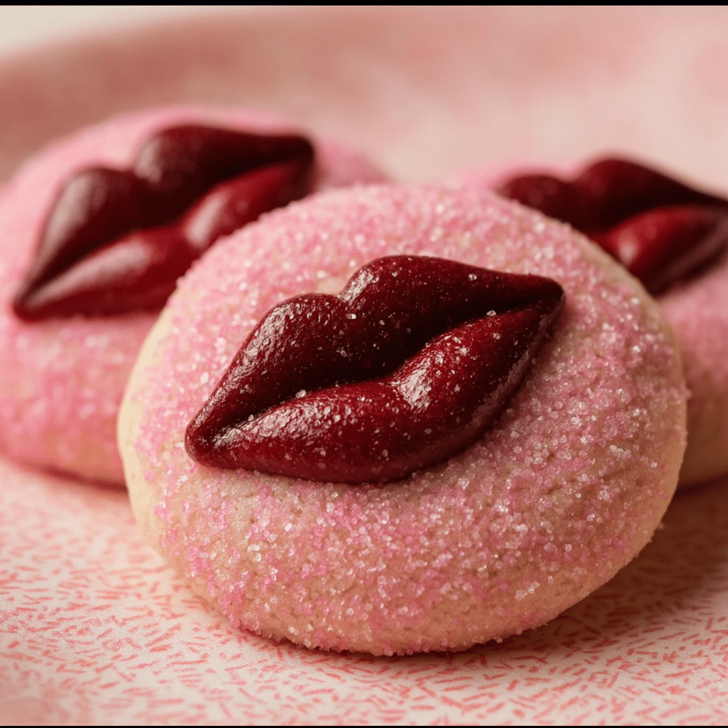 Strawberry Kiss Cookies