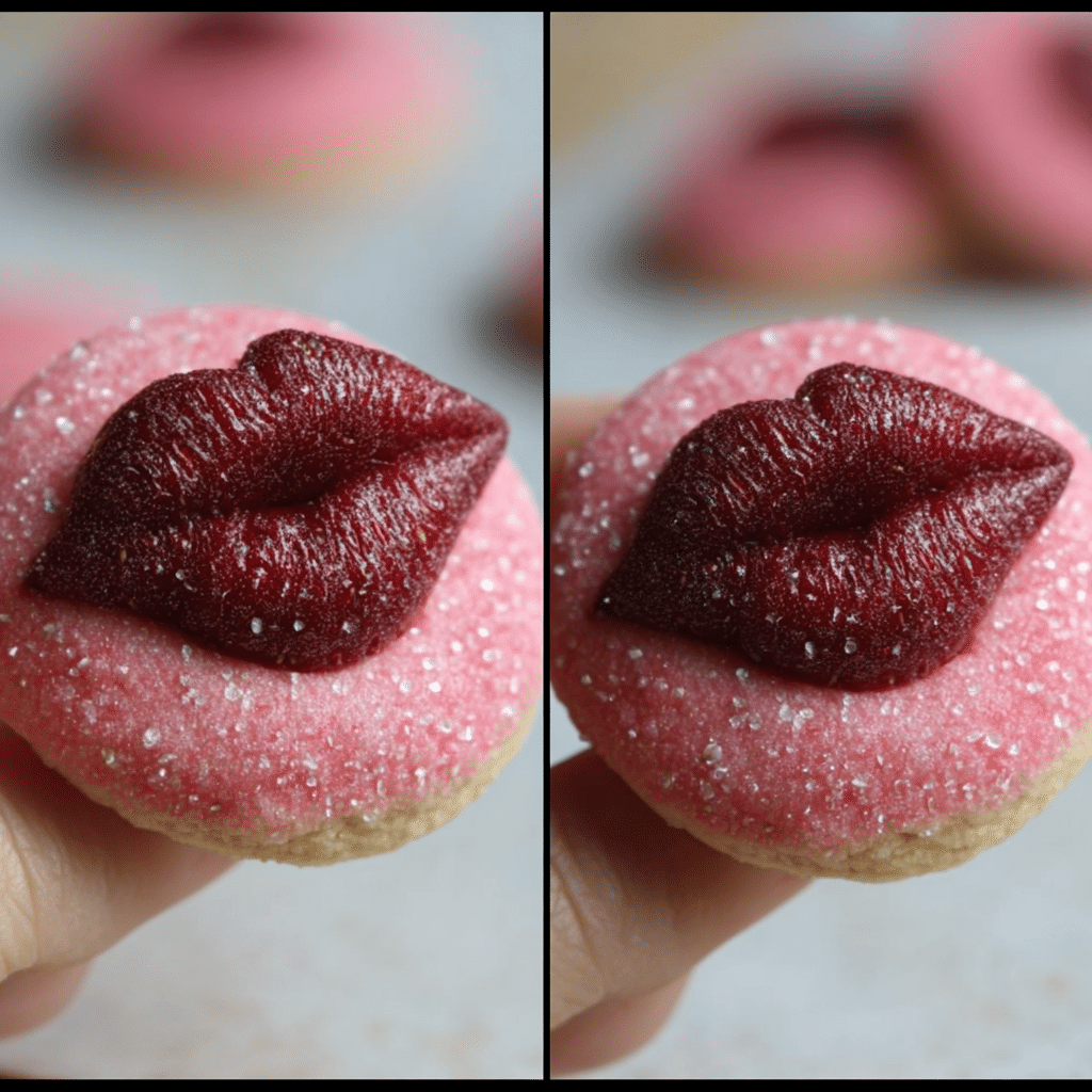 Strawberry Kiss Cookies